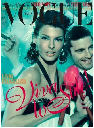Vogue Italia May 2012 featuring Linda Evangelista by Steven Meisel
